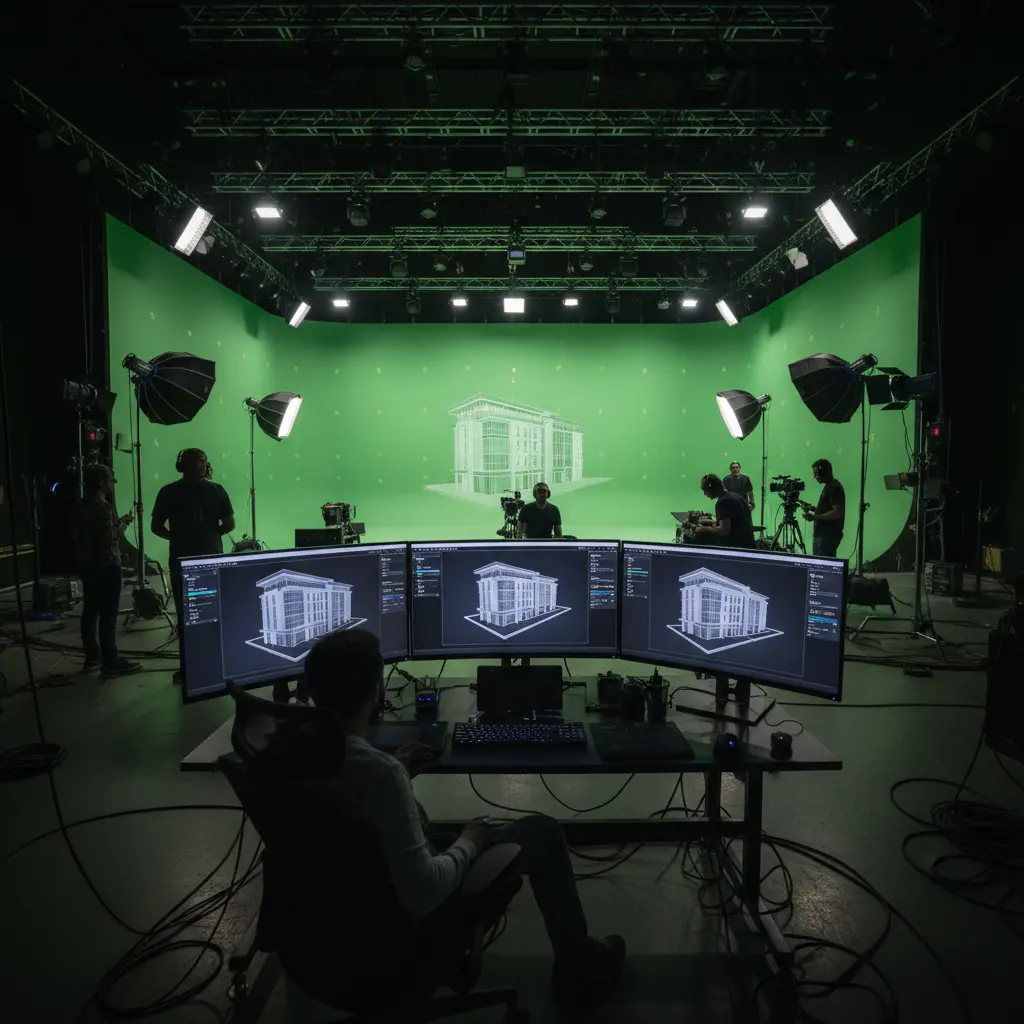 VFX Breakdown: Arab Bank Campaign – Chroma Keying & 3D Animation